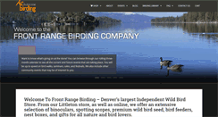 Desktop Screenshot of frontrangebirding.com